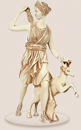 statue of the Diana goddess 